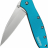 Складной полуавтоматический нож Kershaw Leek 1660TEAL - Складной полуавтоматический нож Kershaw Leek 1660TEAL