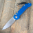 Складной автоматический нож Microtech LUDT Blue 135-4BL - Складной автоматический нож Microtech LUDT Blue 135-4BL