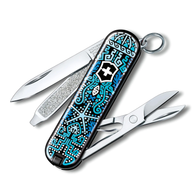 Многофункциональный cкладной нож-брелок Victorinox Ocean Life 0.6223.L2108 